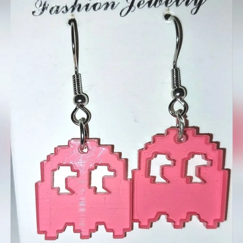 Retro cartoon earrings